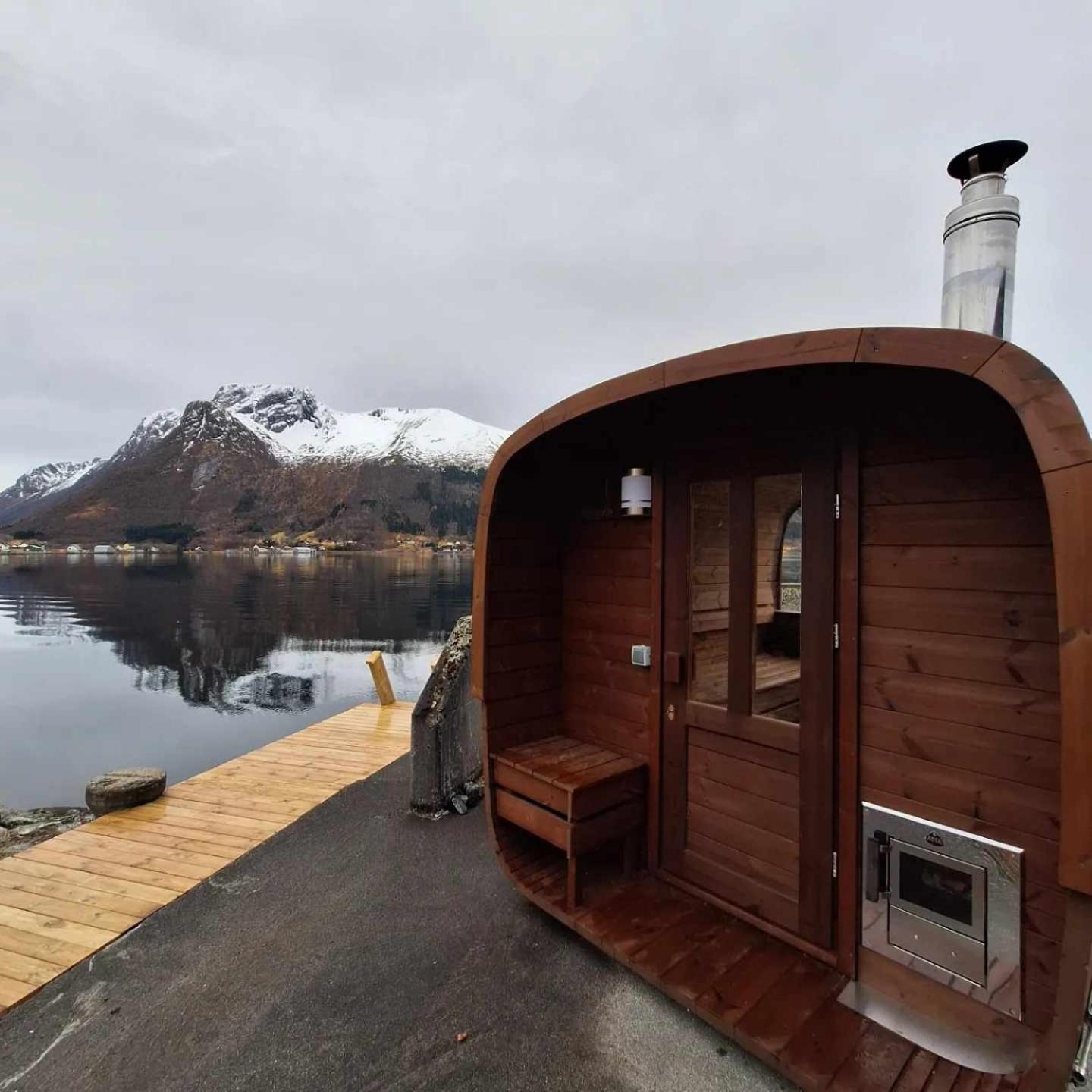 Troll Fjordhytter Syvde المظهر الخارجي الصورة